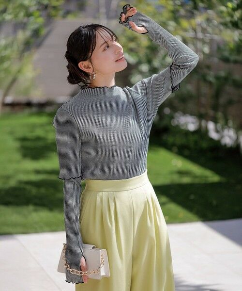 L size ONWARD(大きいサイズ) / エルサイズオンワード カットソー | 【UVケア・接触冷感】キシリトール加工冷感 カットソー | 詳細20