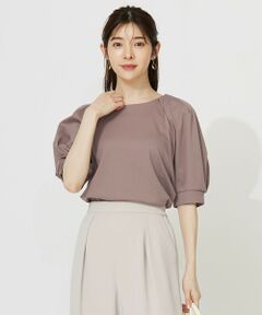 L size ONWARD(大きいサイズ) / エルサイズオンワード カットソー | 【接触冷感・UVケア】着映えタックスリーブ カットソー