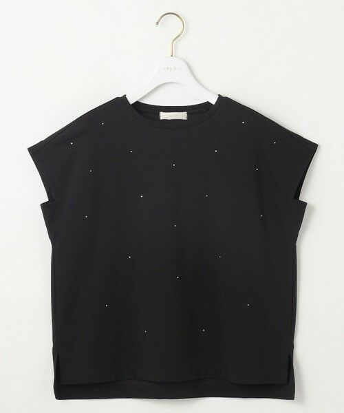 L size ONWARD(大きいサイズ) / エルサイズオンワード カットソー | 【洗える】ビジュー付き カットソー | 詳細14