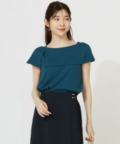 L size ONWARD(大きいサイズ) / エルサイズオンワード カットソー | ケープディテール カットソー