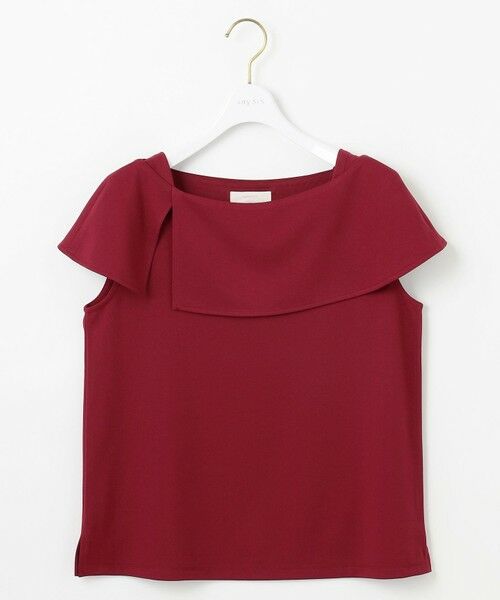 L size ONWARD(大きいサイズ) / エルサイズオンワード カットソー | ケープディテール カットソー | 詳細11