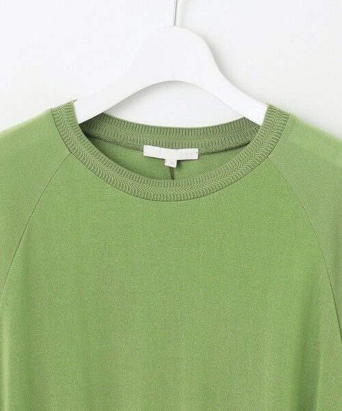 L size ONWARD(大きいサイズ) / エルサイズオンワード カットソー | 【接触冷感・UVケア・洗える】ドレーピーラグランスリーブ ニットソー | 詳細5