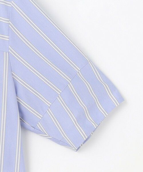 L size ONWARD(大きいサイズ) / エルサイズオンワード カットソー | 【WEB限定・洗える】ストライプハイゲージジャージー カットソー | 詳細5