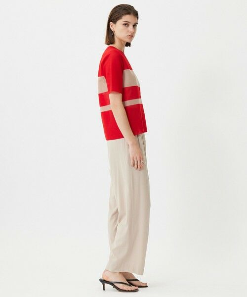 L size ONWARD(大きいサイズ) / エルサイズオンワード ニット・セーター | 【洗える】 シアースムースボーダー ニット | 詳細3