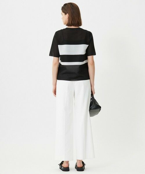 L size ONWARD(大きいサイズ) / エルサイズオンワード ニット・セーター | 【洗える】 シアースムースボーダー ニット | 詳細20