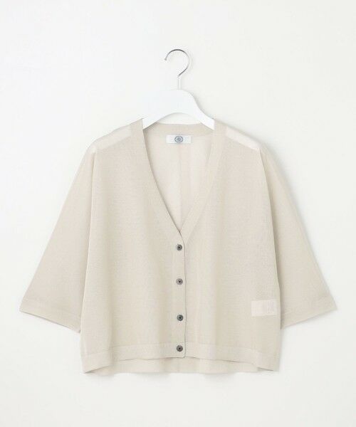 L size ONWARD(大きいサイズ) / エルサイズオンワード カーディガン・ボレロ | 【WEB限定カラーあり・洗える】SHEER LIGHT KNIT Vネック カーディガン | 詳細12