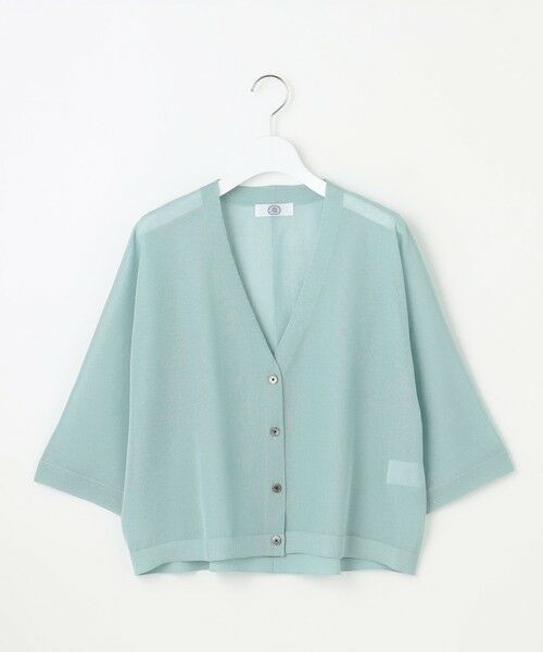 L size ONWARD(大きいサイズ) / エルサイズオンワード カーディガン・ボレロ | 【WEB限定カラーあり・洗える】SHEER LIGHT KNIT Vネック カーディガン | 詳細14