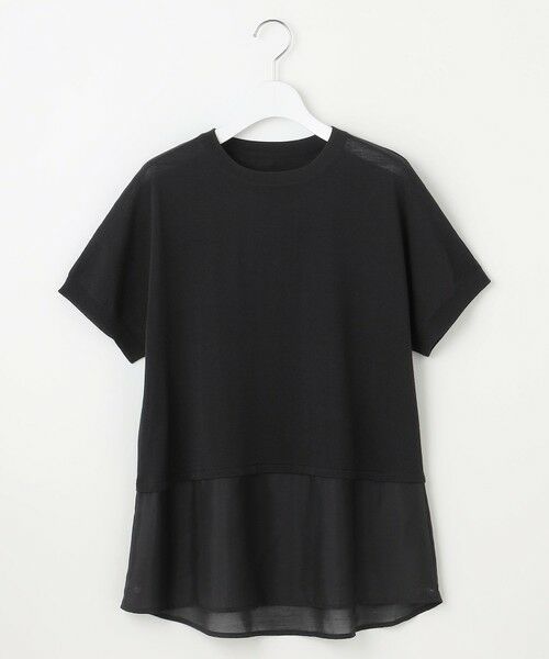 L size ONWARD(大きいサイズ) / エルサイズオンワード ニット・セーター | 【洗える・抗菌防臭】FABRIC コンビ ニット | 詳細2