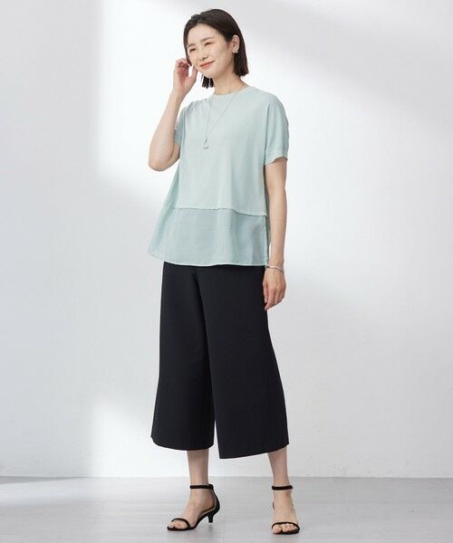 L size ONWARD(大きいサイズ) / エルサイズオンワード ニット・セーター | 【洗える・抗菌防臭】FABRIC コンビ ニット | 詳細12