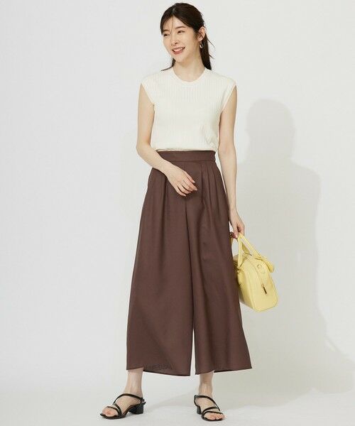 L size ONWARD(大きいサイズ) / エルサイズオンワード ニット・セーター | 【洗える】レーシ−ディテールフレンチ ニット | 詳細2