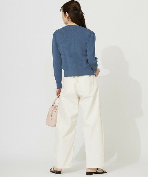 L size ONWARD(大きいサイズ) / エルサイズオンワード ニット・セーター | 【洗える】レーシーディテール カーディガン | 詳細11