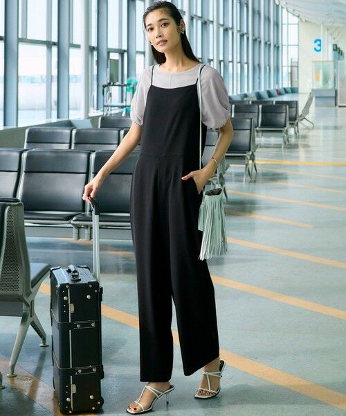 L size ONWARD(大きいサイズ) / エルサイズオンワード ニット・セーター | 【洗える】クリスピーシアールレックス ギャザースリーブ ラメ ニット | 詳細13