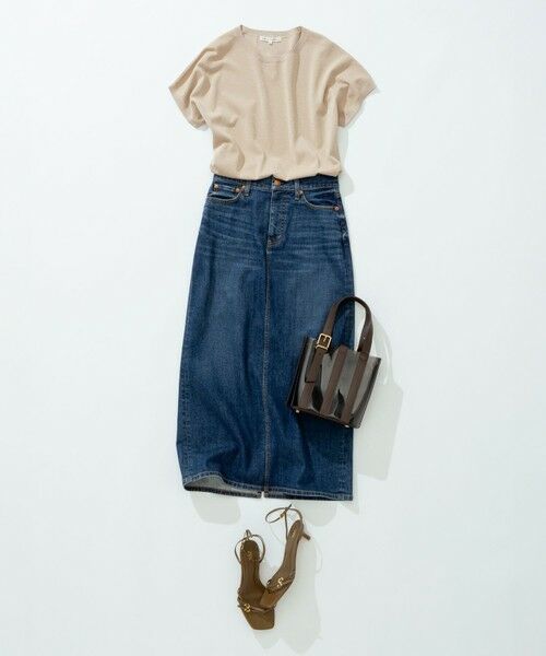 L size ONWARD(大きいサイズ) / エルサイズオンワード ニット・セーター | 【洗える】レーヨンポリエステルストレッチ プルオーバー ラメニット | 詳細6