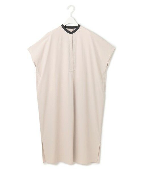 L size ONWARD(大きいサイズ) / エルサイズオンワード ロング・マキシ丈ワンピース | 【接触冷感・UVカット・洗える】RENUソフトタイプライター バンドカラーワンピース | 詳細5