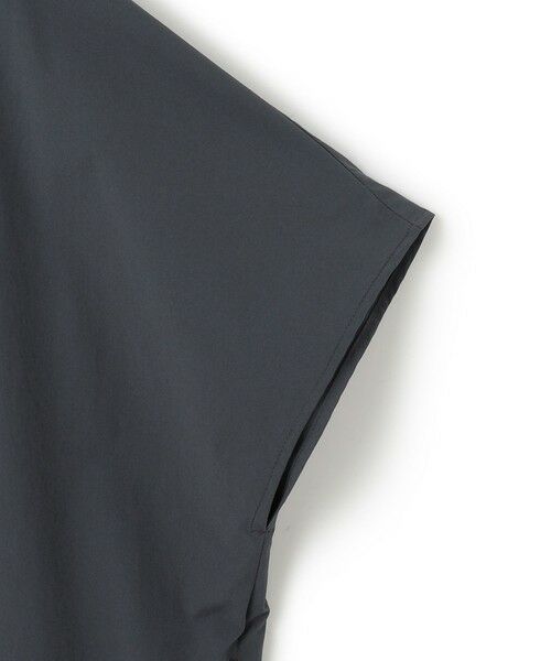 L size ONWARD(大きいサイズ) / エルサイズオンワード ロング・マキシ丈ワンピース | 【接触冷感・UVカット・洗える】RENUソフトタイプライター バンドカラーワンピース | 詳細11