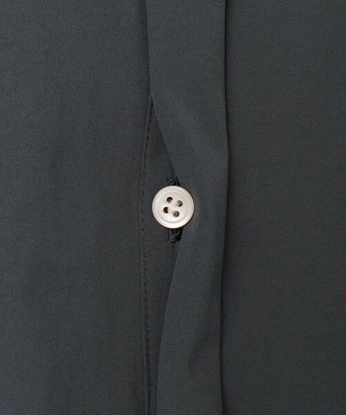 L size ONWARD(大きいサイズ) / エルサイズオンワード ロング・マキシ丈ワンピース | 【接触冷感・UVカット・洗える】RENUソフトタイプライター バンドカラーワンピース | 詳細14