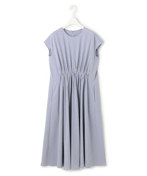 L size ONWARD(大きいサイズ) / エルサイズオンワード ロング・マキシ丈ワンピース | 【ASUMI・MANAMIコラボ 丈が選べる】タックデザインワンピース | 詳細8