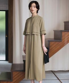 【たあ】❤︎Acka. dress one-piece マキシ丈 ベージュ 涙開き風ミモレ丈ニットワンピースsdpxyf3300 ベージュ – [公式