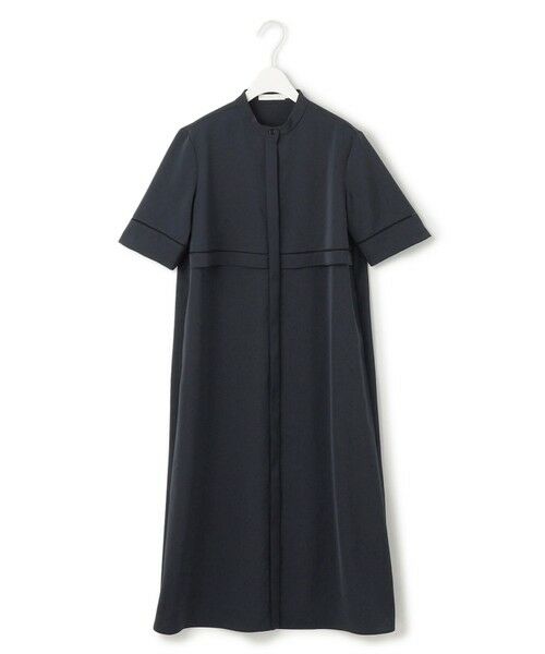 L size ONWARD(大きいサイズ) / エルサイズオンワード ロング・マキシ丈ワンピース | 【ASUMI・MANAMIコラボ 丈が選べる】ハシゴレースシャツワンピース | 詳細22