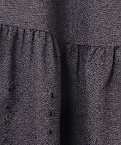 L size ONWARD(大きいサイズ) / エルサイズオンワード ロング・マキシ丈ワンピース | 【洗える】カットワークエンブロイダリー ワンピース | 詳細10