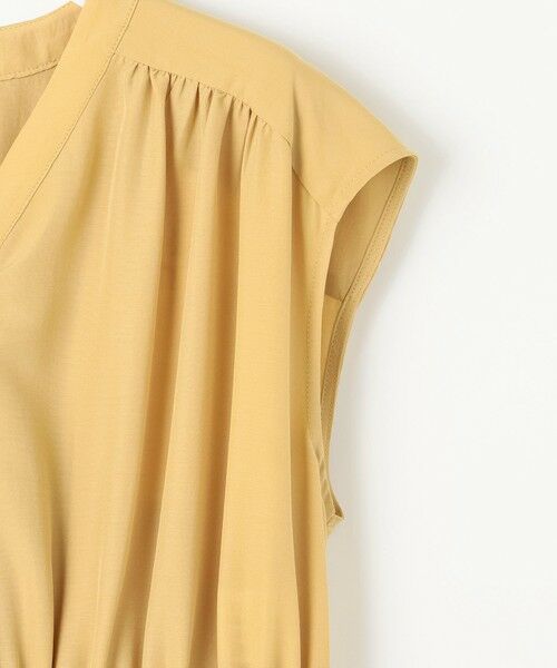 L size ONWARD(大きいサイズ) / エルサイズオンワード ロング・マキシ丈ワンピース | 【洗える】フロントボタンギャザー ワンピース | 詳細12