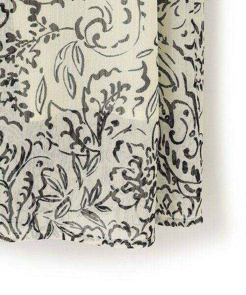 L size ONWARD(大きいサイズ) / エルサイズオンワード ロング・マキシ丈ワンピース | 【洗える】アンティークフラワープリント ワンピース | 詳細12