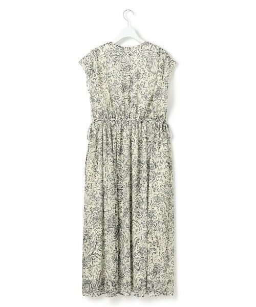 L size ONWARD(大きいサイズ) / エルサイズオンワード ロング・マキシ丈ワンピース | 【洗える】アンティークフラワープリント ワンピース | 詳細7