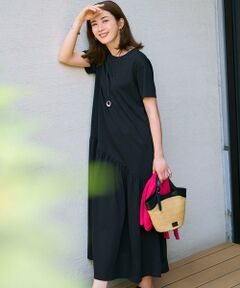 新色追加/洗える】ストレッチジョーゼット ワイドパンツ / 23区