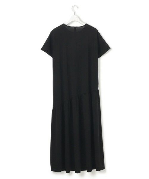 L size ONWARD(大きいサイズ) / エルサイズオンワード ロング・マキシ丈ワンピース | 【Oggi8月号掲載/接触冷感/洗える】ツイストコットンプレーティング ティアードワンピース | 詳細5