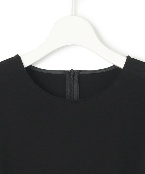 L size ONWARD(大きいサイズ) / エルサイズオンワード ロング・マキシ丈ワンピース | 【Oggi8月号掲載/接触冷感/洗える】ツイストコットンプレーティング ティアードワンピース | 詳細6