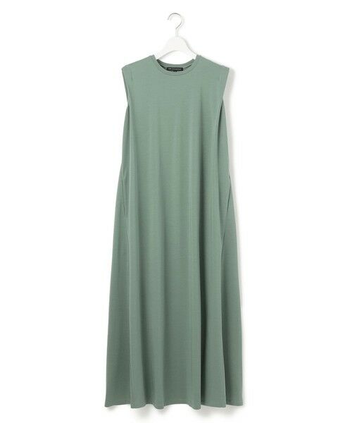 L size ONWARD(大きいサイズ) / エルサイズオンワード ロング・マキシ丈ワンピース | 【Oggi8月号掲載/接触冷感/洗える】ツイストコットンプレーティング スリーブレスワンピース | 詳細14