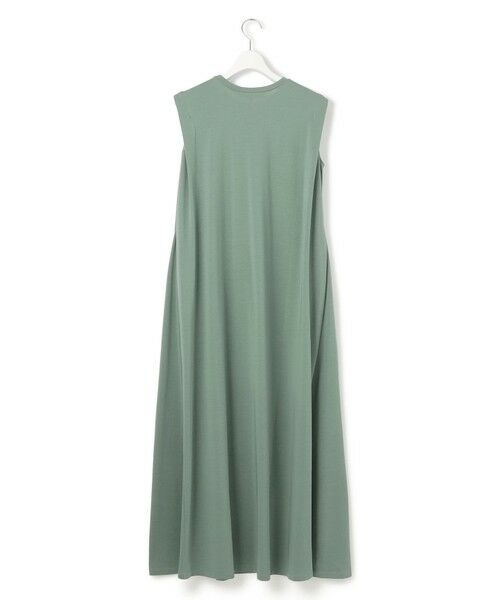 L size ONWARD(大きいサイズ) / エルサイズオンワード ロング・マキシ丈ワンピース | 【Oggi8月号掲載/接触冷感/洗える】ツイストコットンプレーティング スリーブレスワンピース | 詳細15
