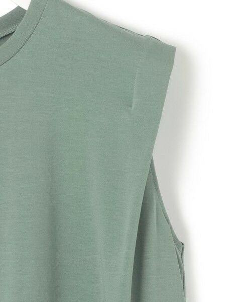 L size ONWARD(大きいサイズ) / エルサイズオンワード ロング・マキシ丈ワンピース | 【Oggi8月号掲載/接触冷感/洗える】ツイストコットンプレーティング スリーブレスワンピース | 詳細17