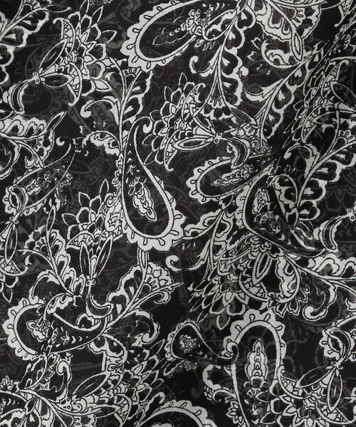 L size ONWARD(大きいサイズ) / エルサイズオンワード ロング・マキシ丈ワンピース | 【一部店舗限定/速乾性/洗える】モノトーンプリント ワンピース | 詳細12