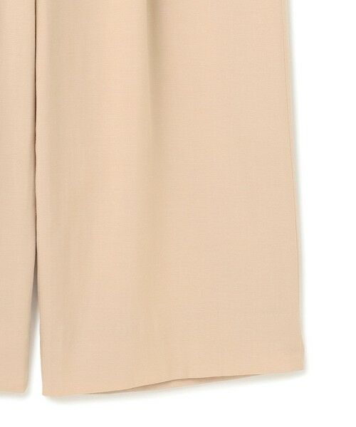 L size ONWARD(大きいサイズ) / エルサイズオンワード その他パンツ | 【接触冷感・UVカット・洗える】 T/Rドライリネン ワイドストレートパンツ | 詳細20