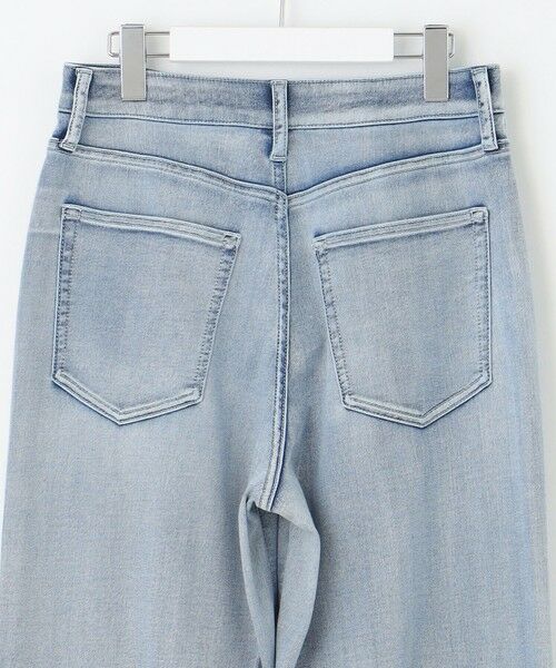 L size ONWARD(大きいサイズ) / エルサイズオンワード デニムパンツ | 【19号サイズまで展開】ウスカルデニムダーツカーブ パンツ | 詳細23