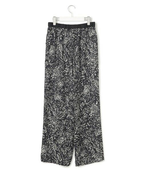 L size ONWARD(大きいサイズ) / エルサイズオンワード その他パンツ | 【洗える】アンティークフラワープリント ワイド パンツ | 詳細9