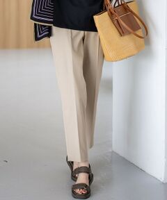 L size ONWARD(大きいサイズ) / エルサイズオンワード その他パンツ | 【UVケア/洗える】コンパクトクロス テーパード パンツ