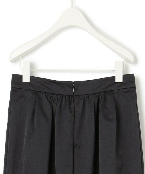 L size ONWARD(大きいサイズ) / エルサイズオンワード ミニ・ひざ丈スカート | メタリックナイロンサテン コクーンスカート | 詳細12