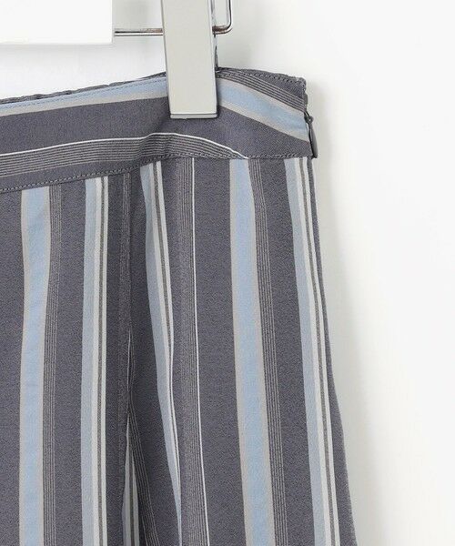 L size ONWARD(大きいサイズ) / エルサイズオンワード ミニ・ひざ丈スカート | 【洗える】ランダムストライプ スカート | 詳細23