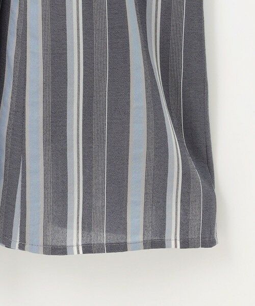 L size ONWARD(大きいサイズ) / エルサイズオンワード ミニ・ひざ丈スカート | 【洗える】ランダムストライプ スカート | 詳細24