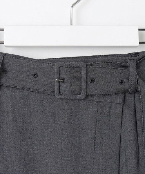 L size ONWARD(大きいサイズ) / エルサイズオンワード ミニ・ひざ丈スカート | 【カタログ掲載・接触冷感・UVカット・洗える】デニムライクボトムフレア スカート | 詳細14