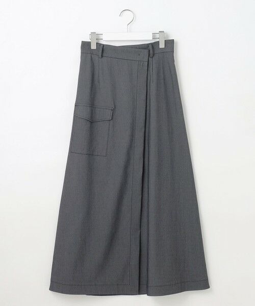 L size ONWARD(大きいサイズ) / エルサイズオンワード ミニ・ひざ丈スカート | 【カタログ掲載・接触冷感・UVカット・洗える】デニムライクボトムフレア スカート | 詳細21