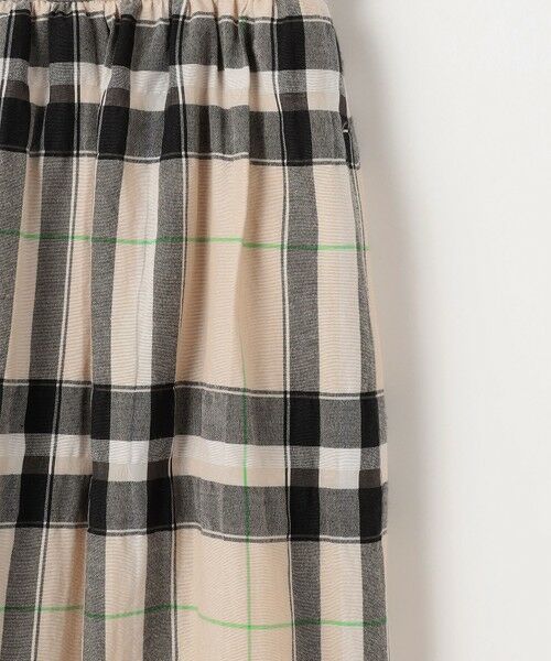 L size ONWARD(大きいサイズ) / エルサイズオンワード ミニ・ひざ丈スカート | 【カタログ掲載・洗える】シアーブライトチェック スカート | 詳細12