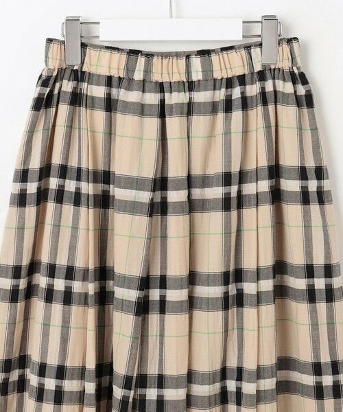 L size ONWARD(大きいサイズ) / エルサイズオンワード ミニ・ひざ丈スカート | 【カタログ掲載・洗える】シアーブライトチェック スカート | 詳細9
