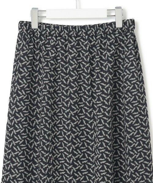 L size ONWARD(大きいサイズ) / エルサイズオンワード ミニ・ひざ丈スカート | 【洗える】エスパドリーユプリント ティアード スカート | 詳細10