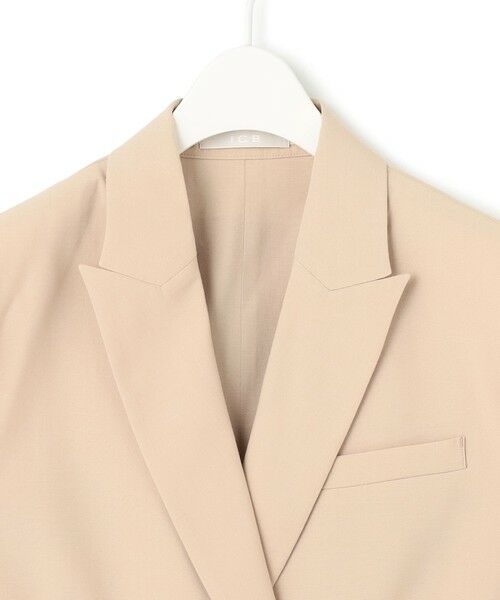 L size ONWARD(大きいサイズ) / エルサイズオンワード ベスト | 【接触冷感・UVカット・洗える】 T/Rドライリネン ショートジレ | 詳細7