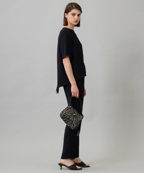 L size ONWARD(大きいサイズ) / エルサイズオンワード シャツ・ブラウス | 【UVカット・防シワ・洗える】ライトダブルクロス Tブラウス | 詳細4