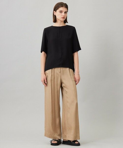 L size ONWARD(大きいサイズ) / エルサイズオンワード シャツ・ブラウス | 【UVカット・防シワ・洗える】ライトダブルクロス Tブラウス | 詳細14