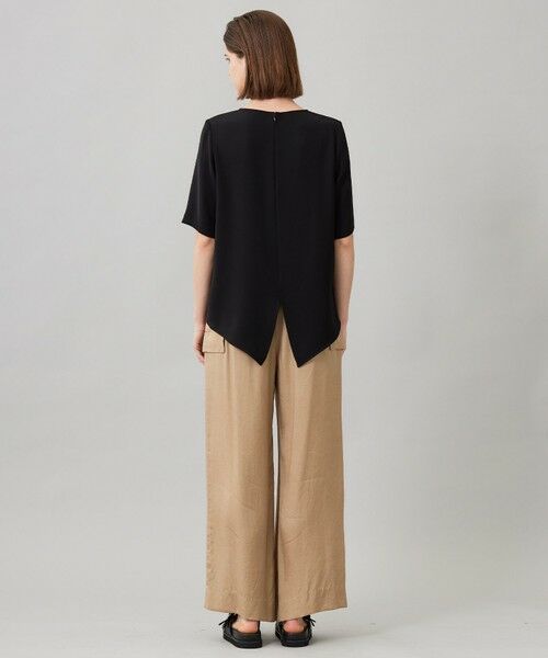 L size ONWARD(大きいサイズ) / エルサイズオンワード シャツ・ブラウス | 【UVカット・防シワ・洗える】ライトダブルクロス Tブラウス | 詳細16